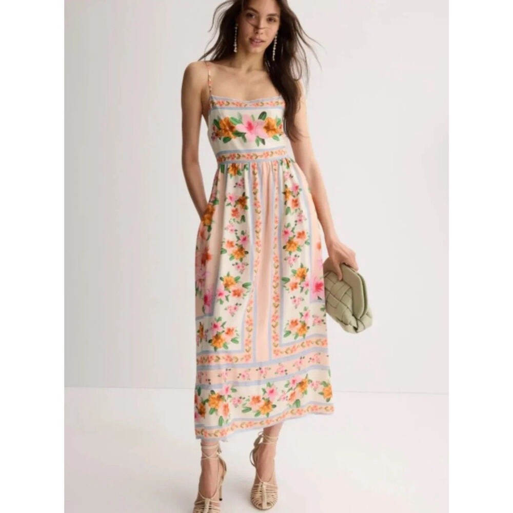 Yumi Kim Pebble Midi Dress in Malta Floral Print - Size XL